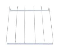 Tofficu Organisateur de Boissons pour Réfrigérateur Réglable 40x42 Cm, Séparateur Multi-compartiments Anti-déversement, Porte-canettes Robuste pour Congélateur et Frigo, Rangement