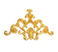 Tofficu Ornement Dangle PVC Décoratif Sculpté Applique Fleur Européenne Polyvalente pour Plafond Meuble Mur Décoration Intérieure