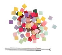 Tofficu Outil de Préhension Mini pour Nail Art, Acier Inoxydable, Éponge | Blocs D'éponges Mini Tofu, Applications Dégradées et Blush, Usage Mobile, pour Professionnels et Débutants
