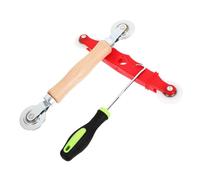 Tofficu Outil pour Installation Moustiquaire Fenêtre Kit avec Crochet Extracteur Roue Concave pour Cadre Aluminium pour Portes et Fenêtres de Jardin