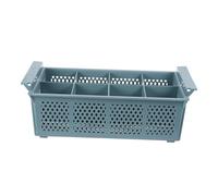 Tofficu Panier à Couverts 8 Compartiments Gris Pour Lave-vaisselle, Porte-couverts De Vidange, Boîte De Rangement Pratique Cuisine