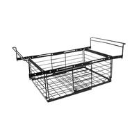 Tofficu Panier Congélateur Suspendu Ajustable avec Poignées Bac Rangement Empilable pour Congélateur et Réfrigérateur Optimise Circulation Air et Fraîcheur des Aliments Facile à Nettoyer