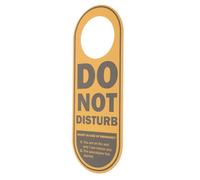 Tofficu Panneau Double Face Ne Déranger PVC Résistant à Eau pour Bureau et Hôtel Signalisation Bilingue Anglais Usage Commercial et Conférences