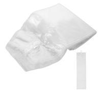 Tofficu Paquet PVC Transparent pour Perruques Lot de 5, 12X48 CM, Imperméable Crochet, Rangement Suspendu pour Extensions de Cheveux, pour Voyages et Salons de Coiffure