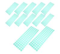 Tofficu Pastilles de Ruban Adhésif Pet Vert Haute Température 20 Mm, Lot de 1000 Disques Adhésifs de Masquage Rond pour Revêtement en Poudre, Protection Thermique et Peinture Industrielle