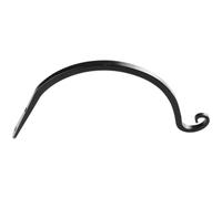 Tofficu Patère Murale en Fer Noire 8 Pouces pour Panier Suspendu | Décor Floral, Structure Robuste et Forte Charge, Usage Intérieur Extérieur, pour Carillon et Applique