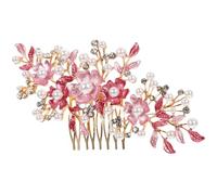 Tofficu Peigne à Cheveux Accessoire Confortable et Résistant en Alliage Délicat Perles et Mariage pour Mariée ou Demoiselle D'honneur Lors de Fêtes et Bals