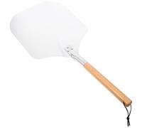 Tofficu Pelle à Pizza Carrée 30 CM Manche en Bois Amovible Spatule de Transfert en Alliage d'Aluminium Outil de Cuisson pour Usage Domestique et Professionnel