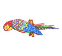 Tofficu Pendentif Mural Toucan en Fer Forgé Rouge Tête, Décoration Murale 3d Artisanale pour Intérieur et Jardin, Ornement Artistique Oiseau pour Terrasse et Salon, Décoration Extérieure