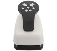 Tofficu Perforatrice Étoile Carrée pour Loisirs Créatifs, Mini Outil de Gaufrage en Plastique Compact, Pochoir Étoile pour Scrapbooking, Décoration Fête et Projets Garçon et Filles,