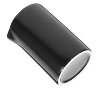 Tofficu Pichet à Lait en Céramique Mat Noir 250 Ml, Récipient pour Crème et Latte, Bouilloire à Lait pour Café, Pot à Crème Polyvalent pour Maison, Café et Restaurant