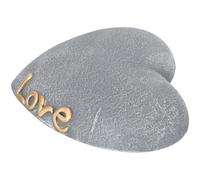 Tofficu Pierre Commémorative Plaque Tombale Personnalisée en Résine pour Animaux de Compagnie Forme Cœur pour Chaton et Chat, pour Jardin ou Salon