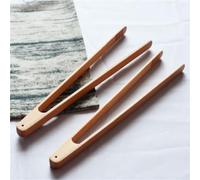 Tofficu Pinces Cuisine en Bois de 32 Cm, Pince Alimentaire Résistante et Naturelle, Outil Polyvalent pour Barbecue, Toast et Cuisson, Maison et Restauration