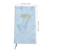 Tofficu Planificateur Agenda Quotidien Bleu Carnet Organisation Hebdomadaire PU Cahier Calendrier Pratique pour Gestion Du