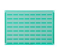 Tofficu Plaque de Circuit Imprimé Verte Simple Face 15x20 Cm, Carte Expérimentale Multifonction Trous de Soudure pour Prototypage et Alimentation de Circuits, Fournitures pour Projets