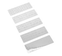 Tofficu Plaques de Stamping pour Nail Art 5 Pcs en Acier Inoxydable, Motifs Fleurs et Ailes, Accessoires Manucure Maison, Modèles pour Décoration D’ongles, Outil DIY pour Nail Art