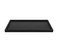 Tofficu Plateau de Service Rectangulaire Bois Rustique pour Restaurant et Hôtel Plateau à Thé Multifonction et Fromage Décoratif Facile à Nettoyer et Résistant Aux Rayures