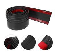 Tofficu Plinthe Autocollante Noire Bande Décorative Murale Épaisse Amovible Bordure Adhésive Résistante à Eau pour Salle de Bain Salon et Tv