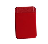 Tofficu Pochette Auto-adhésive pour Téléphone Portable Support avec Rabat Arrière Pochette à Coller Rouge