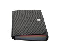 Tofficu Pochette Organisateur Extensible Portable pour Documents Bureau Couches Colorées Rangement Factures Contrats Taxes