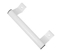 Tofficu Poignée Coulissante D'alliage D'aluminium Blanche pour Portes et Fenêtres, Installation Apparente, Compacte et Résistante, Adaptée pour Armoires et Baies Vitrées, Lot Simple,