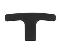 Tofficu Poignée en T en Plastique Noir Mat Filetage Interne pour Vanne d'Évacuation Eaux Usées de Camping-Car, Fixation Sécurisée, Compatible Meubles et Armoires