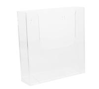 Tofficu Porte-Documents Mural Acrylique Transparent Organiseur de Bureau Suspendu Stable Support de Dossiers pour Rangement Administratif et Affichage de Brochures