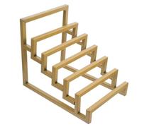 Tofficu Présentoir à Portefeuilles et Paquet à Main Construction Stable et Assemblage Facile en Fer Structure à 6 Niveaux, Base Antidérapante Renforcée pour Boutique de Détail