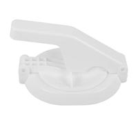 Tofficu Presse à Pâte en Plastique Alimentaire Blanc pour Raviolis, Outil de Pressage Manuel, Accessoire la Cuisine Pratique pour Fabrication Rapide de Feuilles de Pâte, Réutilisable