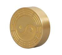 Tofficu Presse-Papier Rond en Laiton Massif Design Simple Et Attrayant, pour Calligraphie Et Peinture, Accessoire De Bureau Résistant à L’humidité Et Facile D’Entretien