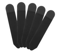 Tofficu Protection Adhésive pour Stylet - Lot de 5 Étuis Antidérapants en Élasthanne - Accessoires pour Tablette Fins et Solide - Utilisation Précise sur Écran Tactile - Couleur Noire