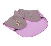 Tofficu Protection D’Épaules Anti-Griffures pour Perroquets en Coton et Lin, Châle D’Entraînement Violet, Coussin Épaules Épais et Absorbant pour Soins et Protection Quotidienne des