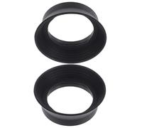 Tofficu Protections d'Oculaires en Caoutchouc Lot de 2 pour Microscope et Jumelles, Fatigue Oculaire, Accessoires pour Laboratoire et Extérieur