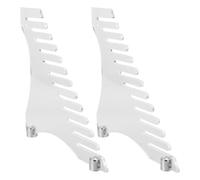 Tofficu Range Vinyles Mural en Acrylique Transparent, Support Suspendu pour Disques Vinyles et CD, pour Organisation Bureau ou Chambre