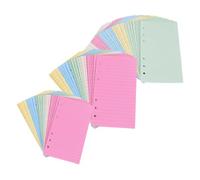 Tofficu Recharge de Papier pour Cahier à Mobiles Ligné et Vierge Papier Détachable pour Organiseurs et Planners Lot de Cahiers Polyvalents pour Bureau Étude et Prise de Notes