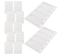 Tofficu Recharges Papier Agenda A7 200 Feuilles Perforées 6 Trous Pages Hebdomadaires Vierges Recto Verso pour Planificateur Personnel Organisation Bureau et Voyage