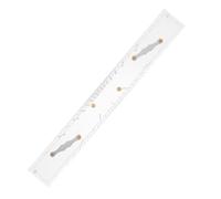 Tofficu Règle de Navigation Acrylique Transparent Règle à Tirage pour Cartes Nautiques Outil pour de Bateau et Recherche Océanique