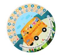 Tofficu Règle Pédagogique en Bois pour Garçon et Filles, Jeu Éducatif de Décomposition des Nombres Jusqu'à 20, Outil D'apprentissage de L'addition et Soustraction, Mathématique Portable,