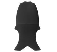 Tofficu Roller de Massage Visage en Silicone Noir Moule à Glace Réutilisable pour Cryothérapie Visage Pénétration Musculaire et Absorption D'eau