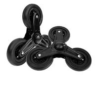 Tofficu Roue Robuste pour Chariot de Courses et Diable Accessoires de Remplacement pour Escalade Escaliers de Roulettes pour Caddie Jardin et Manutention