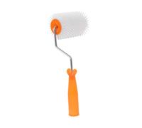 Tofficu Rouleau à Peinture Autonivelant Anti-mousse 13 Mm 4 Pouces, Rouleau à Pointes Pour Chape En Ciment, Outil à Main Pour Sols, Élimination Des Bulles, Usage Professionnel