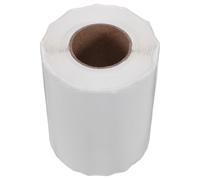 Tofficu Rouleau D'étiquettes Thermiques Rondes 100 Mm X 300 Pièces Blanc, Papier Autocollant Indéchirable la Chaleur, pour Imprimante Thermique et Organisation Bureau