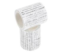 Tofficu Ruban Adhésif Washi Gothique Vintage 2 Pcs, Ruban Décoratif Fin en Papier Washi pour Scrapbooking, Journal Créatif et Emballage Présent, Adhésif Polyvalent pour DIY et Décoration