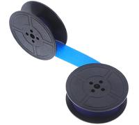 Tofficu Ruban Encreur Nylon Bleu Double Bobine pour Machine à Écrire de Bureau Compatible Feiyu, Hero, Changkong, - Ruban Léger, Solide, Usage Professionnel et Scolaire
