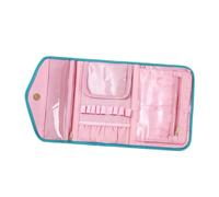 Tofficu Sac de Rangement Crochet Tissu Oxford Organisateur Multi Compartiments Portable pour Outils de Crochet Aiguilles et Accessoires de Tricot
