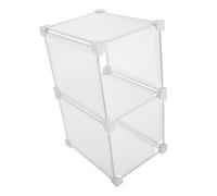 Tofficu Séparateur De Congélateur Plastique 2 Compartiments 19x36x24 Cm Cloison D'armoire Réfrigérateur Rangement Organisation Congélation Solide Polyvalent