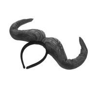 Tofficu Serrage-tête Cornes de Bœuf en Coton Confortable et Ajustable pour Halloween, Accessoire Unique pour Fêtes et Événements Déguisés