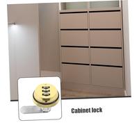 Tofficu Serrure Placard Code à Combinaison Métallique Sécurisée Verrouillage pour Armoire Installation Facile Protection des Biens