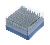 Tofficu Set de Pierres à Meuler Montées Caoutchouc Vert Accessoires Abrasifs Acier Inoxydable pour Outils Rotatifs Meule pour Polissage et Sculpture sur Pierre Usage Professionnel et