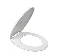 Tofficu Siège de Wc U Épais à Motif Imprimé Couvercle Plastique Étanche Anneau de Toilette Créatif pour Salle de Bain à Domicile
